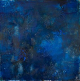Roni Sherman Ramos, oil on linen - Blue